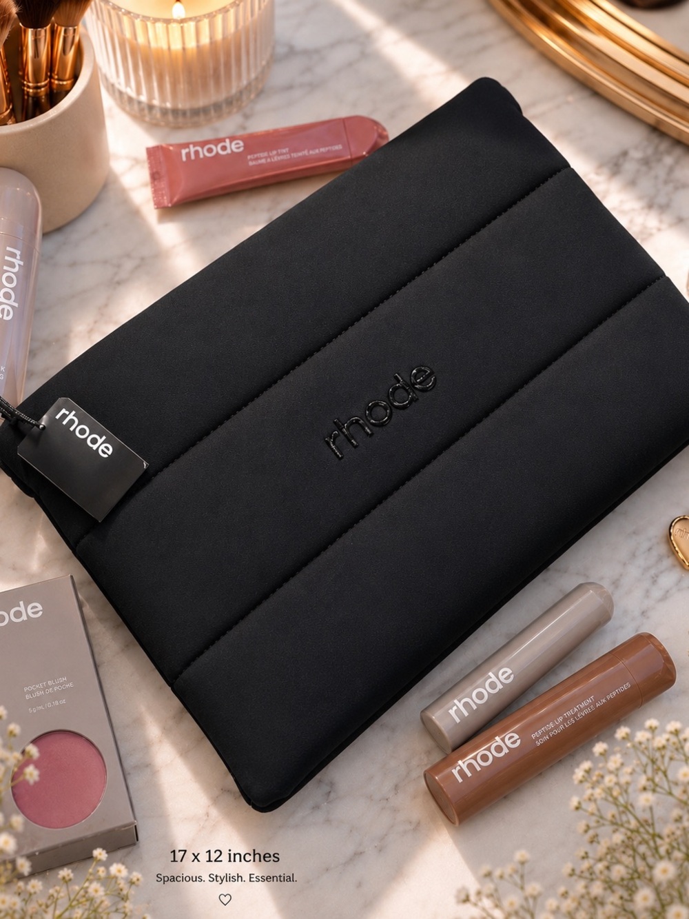 Rhode SOLD OUT Oversized Bubble Bag Black Limited Edition 2025